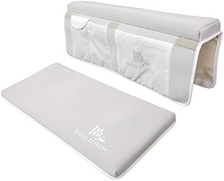 Premium Bath Kneeler and Elbow Rest, 1.5 inch Thick Knee Pad and Elbow
