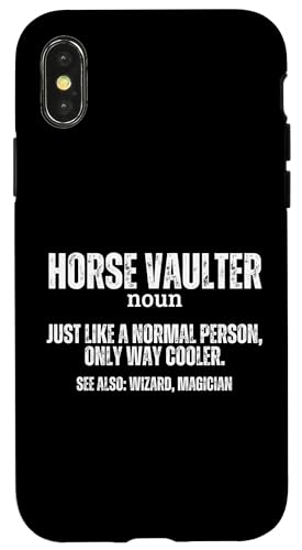 �n��Vaulter Definition Proud Funny �n�p�p�{�[���e�B���O �X�}�z�P�[�X iPhone X/XS �p