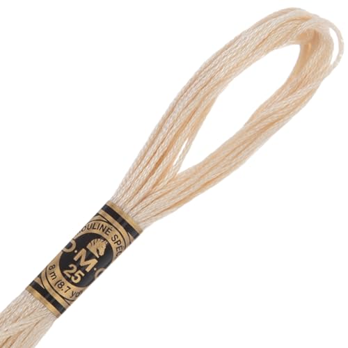 Image of Hobby Lobby DMC Cotton Embroidery Floss - 2 Ecru, Set of 12