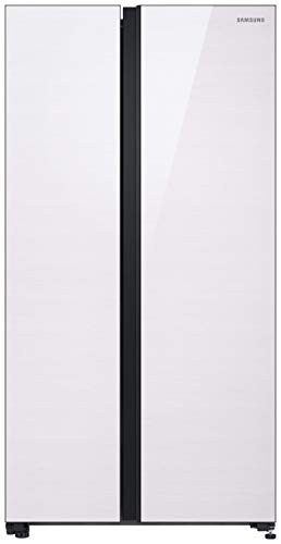 Samsung 700 L Inverter Frost-Free Side-by-Side Refrigerator (RS72R50111L/TL, Classic White)