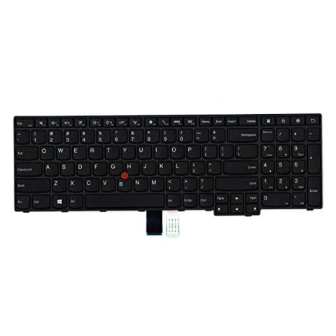 Replacement US Non-Backlit Keyboard for Lenovo Thinkpad E550 E560 E560c Cover