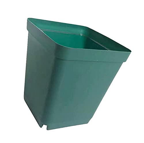 Rootrimmer 60-Pack 3.94"X3.94" Square Plastic Nursery Succulent Pots 4" Deep Flower Plant Nursery Seedling Grow Pots With Drainage (10Cm Green) #TOP4