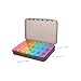 GALPADA Weekly Portable Medication Organizer Capacity Sealed Medicine Case for Home to Clean Compact and Lightweight for Vitamins and Medications