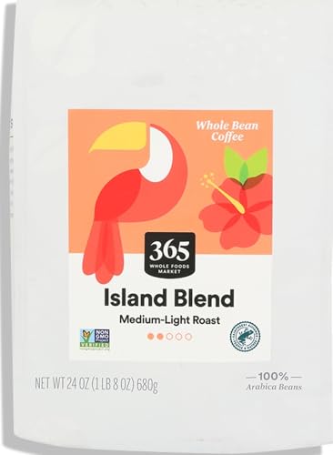 365 by Whole Foods Market, Island Blend Whole Bean Coffee, 24 Ounce