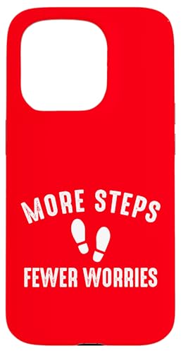 More Steps Fewer Worries Walking Day Health Fitness Campaign �X�}�z�P�[�X iPhone 15 Pro �p