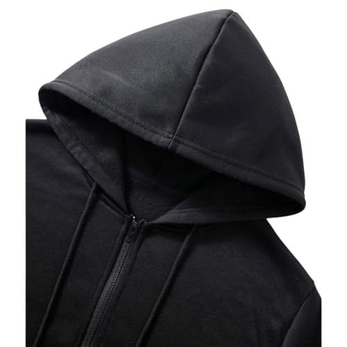 Image of PROSHARX Fleece Zip Up Hoodie for Men, Hooded Sweatshirt /jacket | Warm, Comfortable & Soft