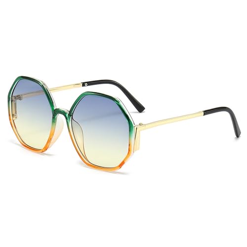 Lunettes de soleil asymétriques femmes hommes conduite pêche protection UV