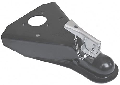Husky 87077 2" A-Frame Straight Coupler With Chain,Black #TOP9