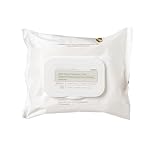 KORRES Olympus Tea Deep Detox Cleansing Cloths, Face & Makeup Remover Wipes, Purifying Skin Care for Women & Men, Disposable, Vegetarian, Made in Greece, 30 Count