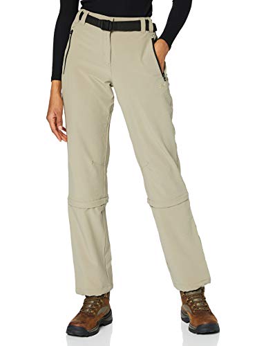 CMP 3T51346, Pantalone Zip off Donna, Beige