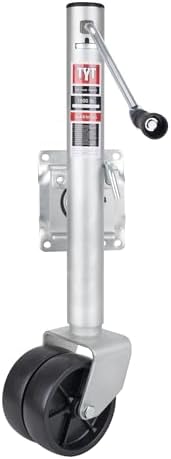 1000 Lbs Trailer Jack With Wheel, Heavy Duty Swivel Boat Trailer Jack