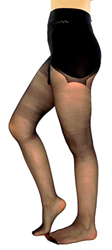 Image of Mona's Choice Super Stretchy XL 3 Denier Ultra Sheer Seamless Tall Womens & Mens Pantyhose /Mens Trouser Tights