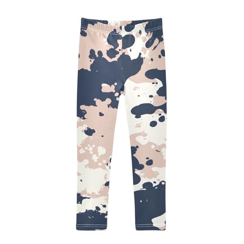 GuoChe Camouflage Dark Blue Big Girls Shorts Cotton Cartwheel Shorts Activewear Under Dress