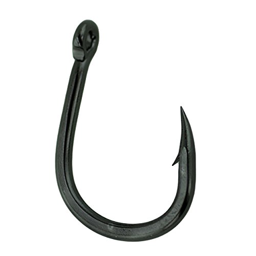 Gamakatsu Live Bait Heavy Duty Fishing Hooks (Pack of 7), Size 2/0, Black