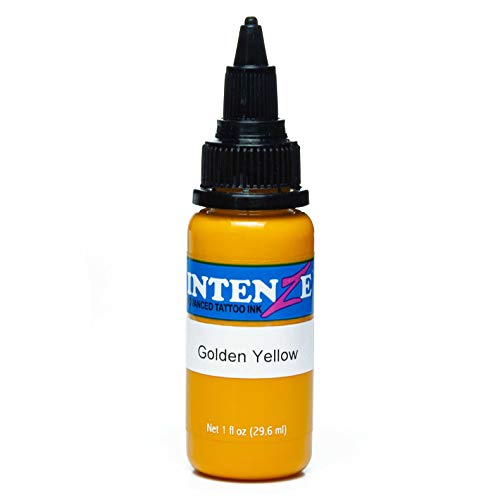 Intenze Golden Yellow Tattoo Ink 1oz