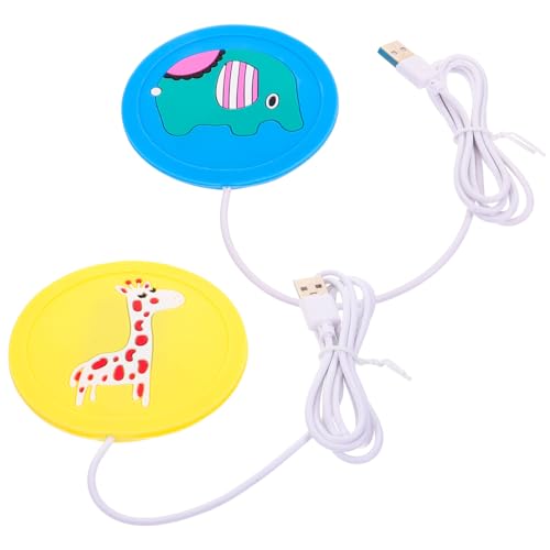 ABOOFAN 2pièces sous Chargement USB Et Chauffe-Tasse Électrique pour Maison Voiture Garde Votre Café Ou Thé Chaud