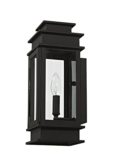 Livex Lighting 2013-01 1-Light Outdoor Wall Lantern, Antique Brass — view 4