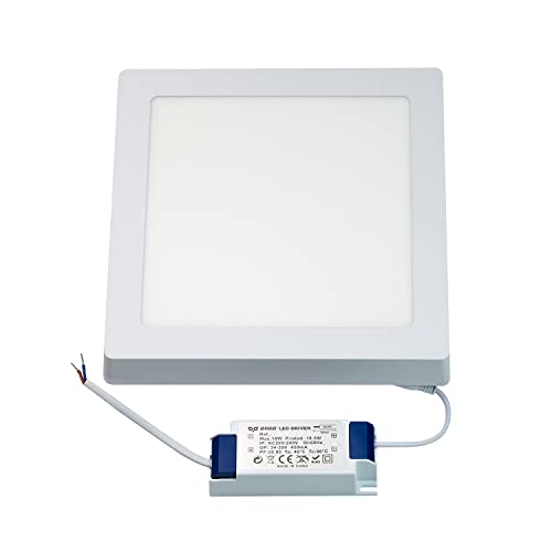 Popp   Plafon LED cuadrado 20W 6000K PRO