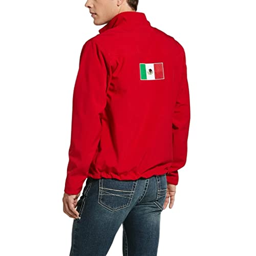 ARIAT Men's New Team Softshell Mexico Water Resistant Jacket2