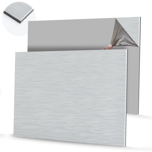 Blulu 2 Pcs Aluminum Composite Panel, 1/4