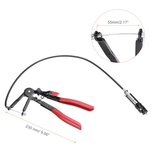 HARFINGTON Alicate de braçadeira de mangueira, clipes de mola, alicate de mangueira flexível para li