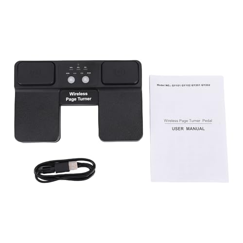 Pédale de musique sans fil page turner BT pour tablettes numériques - 6