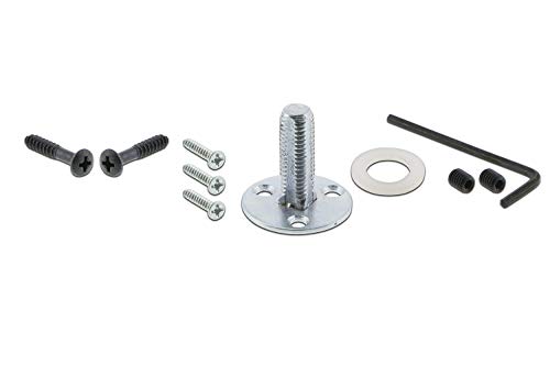 Image of Nostalgic Warehouse Craftsman Plate with Waldorf Crystal Knob, Single Dummy, Oil-Rubbed Bronze