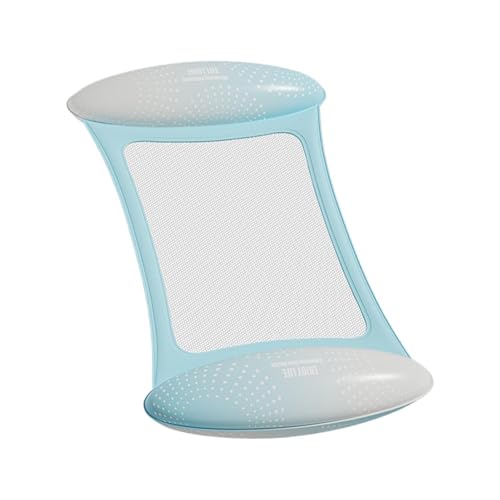 Hamaca plegable de PVC de 43.3 pulgadas, flotadores de piscina, silla inflable para piscina, balsa flotante, hamaca de agua para playa, lago, río, viajes, uso de relajación en fiestas