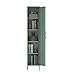 Manhattan Comfort Naomi 72.8'' Tall Storage Cabinet, Single Metal Locker with Lock, Adjustable Shelves, Vented Door & Floor Protectors, Modern Garage & Office Organizer, Green