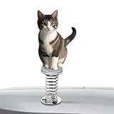 CGACCSD Katzen Auto Dekoration - 2D Katzen Kopfschüttelnde Figuren - Armaturenbrett Dekorationsfiguren,Für Computer Innenraum Büro Frauen Pinnwand Feiertag Männer Schreibtisch