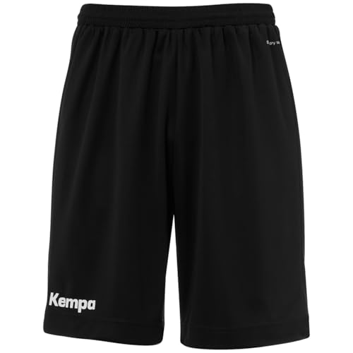 Kempa 200362201-Klassische Shorts Schwarz/Weiß 164