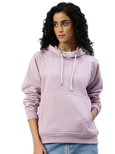 Image of ADBUCKS Women's Cotton Winter Jacket Sweatshirts Casual Drawstring Clothes Pullover Hoodie With Kangaroo Pocket Ii Womens Jacket Ii Winter Sweater Hoodie For Women & Girls