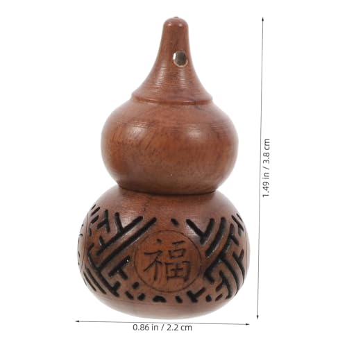 2pcs Escultura Tallada de Calabaza de Madera para Aromaterapia miniatura 2