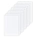 Plexiglass Sheets Pack of 10 Durable PET Panels for Poster & Picture Frames, Arts & Crafts Plastic Sheeting Protective Sheet Barrier Made in USA (10, 5X7)