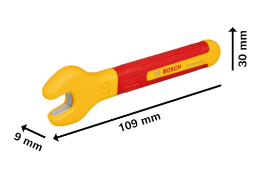 Clé plate VDE BOSCH 10 mm Isolée jusquà 1000 V Mâchoire coudée à 15° Ergonomique - vue 4