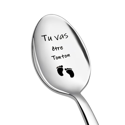 Idée Cadeau Futur Tonton Cuillère Cadeau Naissance Tonton Idee Cadeau Homme Tonton pour Frère Cadeau Annonce Grossesse Tonton Idée de Cadeaux pour Futur Oncle Cadeau Tu Va être Tonton