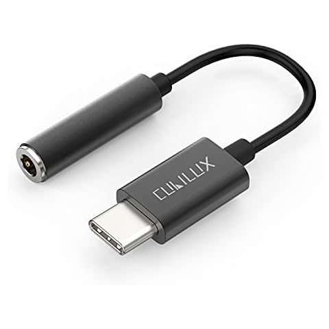 Cubilux USB C Headphone Adapter with Hi-Res Sound Quality Cover
