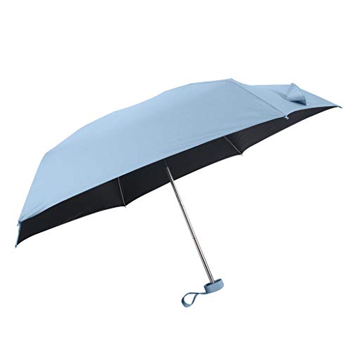 Flat Lightweight Umbrella Parasol Folding Sun Umbrella Mini Umbrella