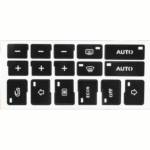 Panneau de climatisation Audi A4 B6 B7 kit sticker bouton