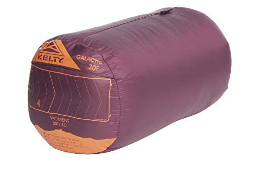 Image of Kelty Galactic Down 30 Degree Sleeping Bag, 550 Fill Power RDS Trackable Down, Backpacking and Camping, Zip Together for 2P Sleeping Bag | Zip Two Together for a 2P Bag, 550 Fill Compressible Down, PFC-Free Fabrics and Finishes, Buttery Soft Taffeta Lining