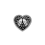 Bien o moda: moda Broches Para Mujer Pines Colección Punk Pines De Esmalte Broche Negro Oscuro Doctor De La Peste Corazón Vino Insignia Del Infierno Camisa Vaquera Pin De Solapa Joyería Gótica Regalo-B