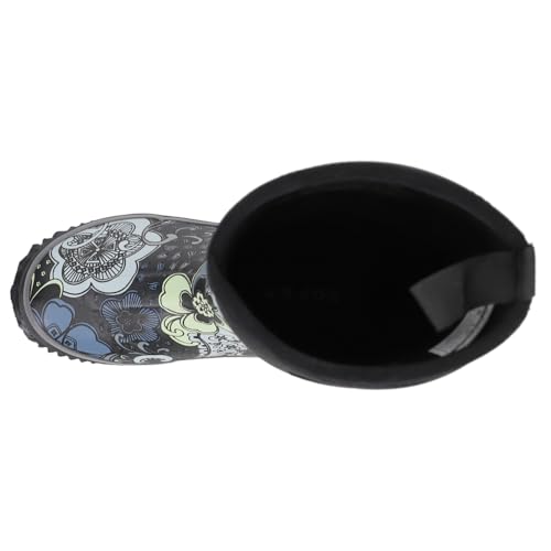 ROPER Womens Barnyard 12 Inch Floral Round Toe Rain Casual Boots Mid Calf - Black4