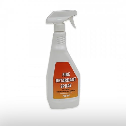 Fire Retardant Spray for Fabric Upholstery Curtains and Drapes Non-Toxic Colourless Odourless British Standard 5852 & 5867 Approved UK Made (750 ml)