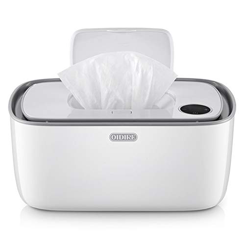 U HOOME Baby Wipes Warmer, Baby Wipes Heater Case, Wet Wipes Dispenser Holder, Low Energy Consumption Household Portable Wipes Heating Box Insulation Container