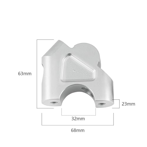 Abrazadera de manillar CNC adaptador elevación R1200GS LC 7