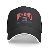 Photo Gallery xlldaanc defund mainstream media - fake news - propaganda berretto da baseball berretto da uomo cappello anime visiera cappelli da donna cotone da uomo, per tutte le stagioni Photo Gallery xlldaanc defund mainstream media - fake news - propaganda berretto da baseball berretto da uomo cappello anime visiera cappelli da donna cotone da uomo, per tutte le stagioni