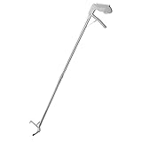 BESPORTBLE Stainless Steel Snake Catcher Clip Tool Folding Tongs for Safe Handling of Snakes Gardens and Zoos Easy to Clean and Store Design Lock