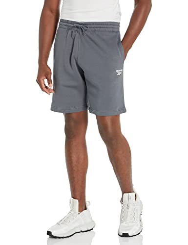 Short Reebok pour homme avec logo gauche noir en coton sport
