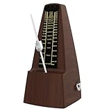 Mechanical Metronome for Piano Guitar Violin Drums High Sound High Accuracy No Batteries Needed -CANTUS (Wood)