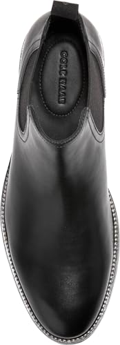 Cole Haan Cole Haan Mens Berkshire Lug Chelsea Boot, Black/Black Water Resistant, 9.5-M US